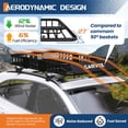 thumbnail image 3 of AKDSteel 46" x 36" Universal Roof Rack Basket, 200 Lbs Capacity Heavy Duty Rooftop Cargo Carrier For Suvs, Trucks, And Cars, 3 of 6