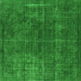 thumbnail image 1 of Ahgly Company Indoor Square Oriental Green Industrial Area Rugs, 6' Square, 1 of 4