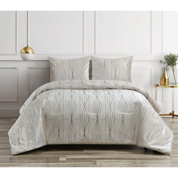 Beco Home Gatsby 3 Piece Reversible Comforter Set