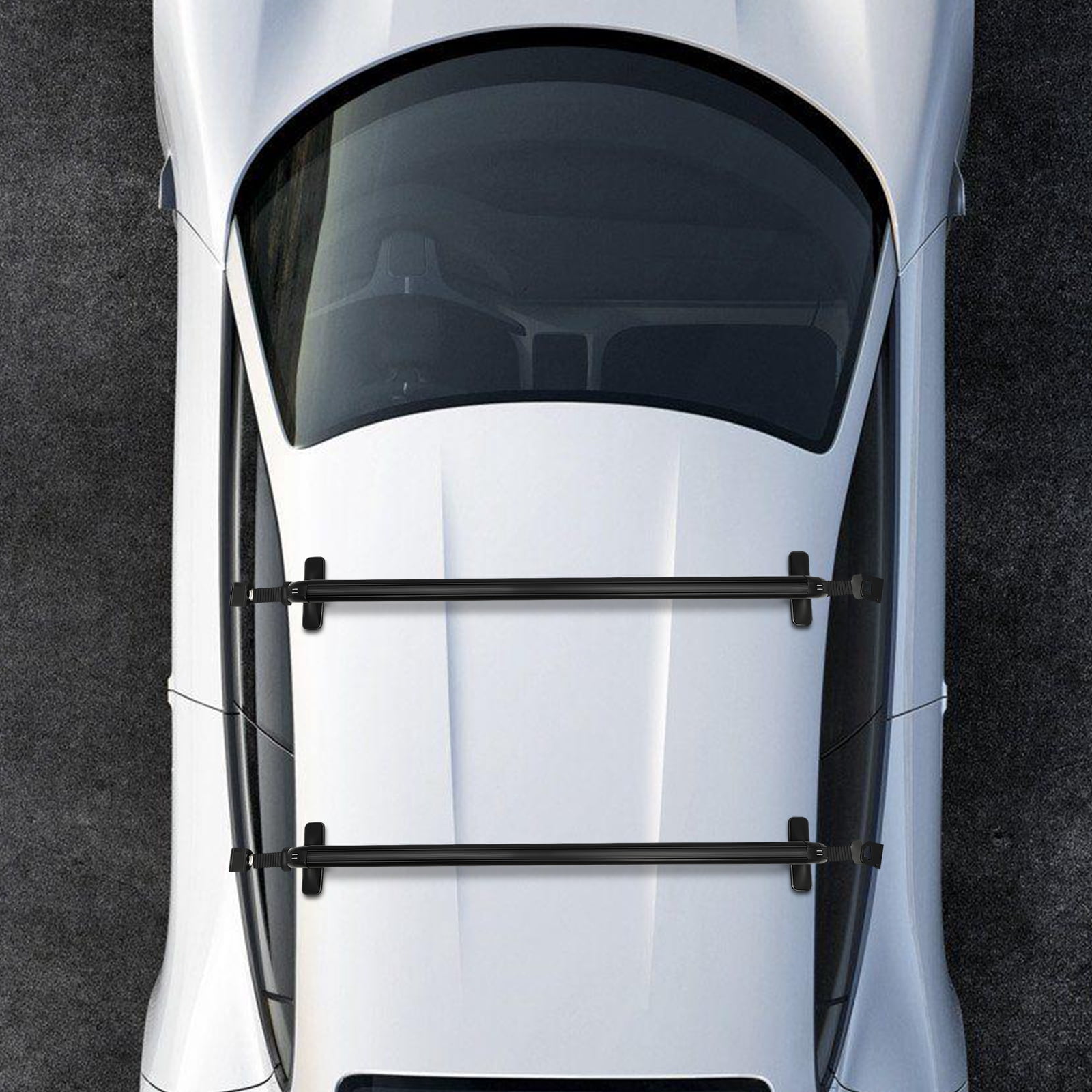 Universal Car Top Roof Rack Cross Bar 41.3" Luggage Carrier Aluminum w/ Lock