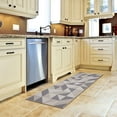 thumbnail image 2 of Ottomanson Non-Slip Hallway Runner Rug 20" x 59" Perfect for High Traffic Areas, Beige Lines, 2 of 8