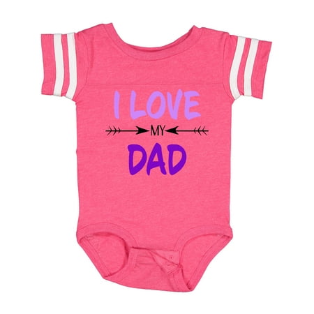

Inktastic I Love My Dad Fathers Day Gift Baby Boy or Baby Girl Bodysuit