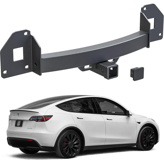 Class III Trailer Towing Hitch Receiver 2" For 2020-2024 Tesla Model Y Black