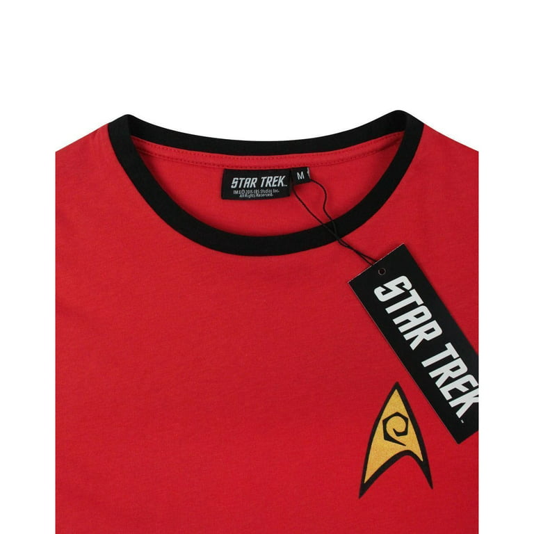 Star Trek Mens Security And Operations Uniform T-Shirt 