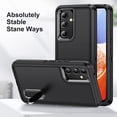 thumbnail image 4 of For Samsung Galaxy A14 Military Grade Dual Layer Shockproof Phone Case Build With Kickstand Dustproof Drop Proof Protective Cover for Galaxy A14 5G 6.6"(Black), 4 of 8