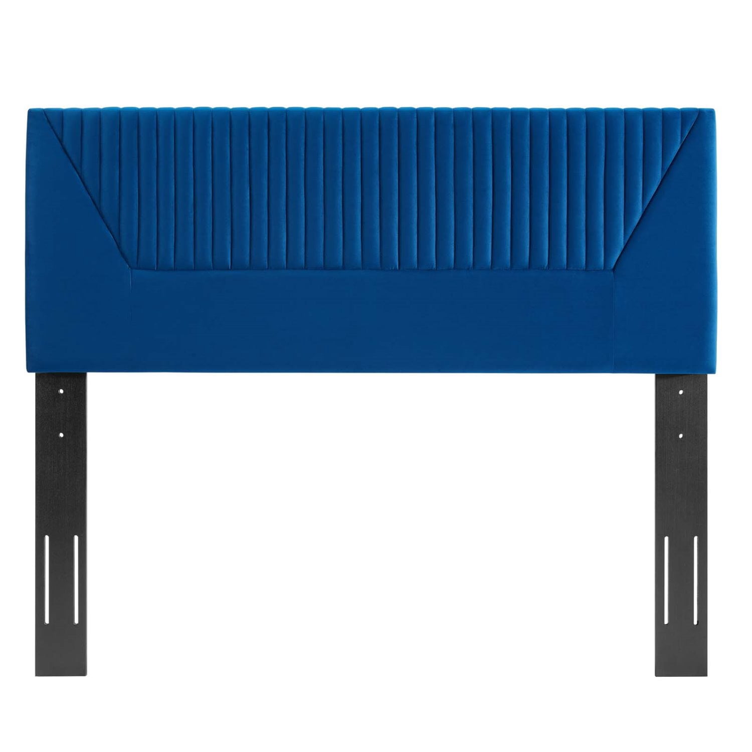 Tufted Headboard, Full Queen, Blue Navy, Velvet, Mid Century Bedroom, Modern Contemporary Boutique HB35260