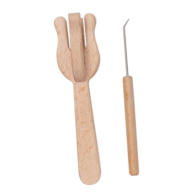 Rongfmy Knitting Fork Braiding Tool Lightweight Three dimensional Knitting Fork Set for