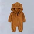 thumbnail image 2 of GZEFJRQM Boys Sweatsuit Size 14-16 Boys Burgundy Suit 18 Month Onesies Boy Baby Boys' Overalls Baby Shower Gifts 2t Boy Clothes 10/12 Girls Clothes, Brown 0-3 Months, 2 of 5
