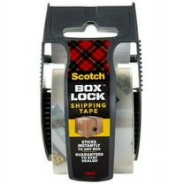 Scotch® Box Lock 195 Packaging Tape, 1-15/16" x 22-1/4 Yd, Clear