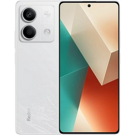 Xiaomi Redmi Note 13 5G + 4G LTE (256GB + 8GB) 6.67" 108MP Triple (Tmobile Mint Tello & Global) Global Bands Unlocked (Artic White Global ROM)