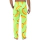 thumbnail image 5 of Pantalones largos para hombre con estampado de cintura elástica y bolsillo con cordón, pantalones largos de poliéster para hombre, 5 of 5