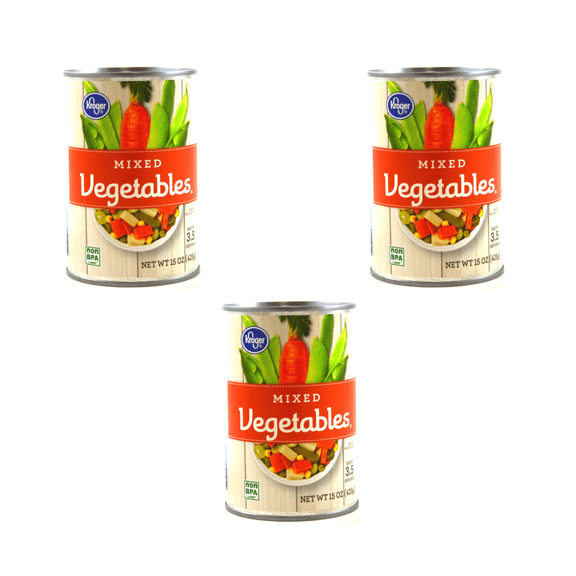 KR Mixed Vegetables Garden-Fresh 3 PK 45oz Can