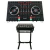 Numark NS6II 4-Channel DJ Controller w/ 2" LCD Display+Serato DJ Software+Stand