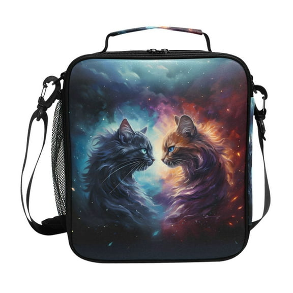 ALAZA Cats Lunch Box Insulated Lunch Bag Reusable Thermal Cooler Tote School Picnic