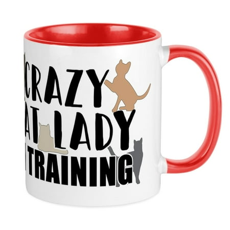 

CafePress - Crazy Cat Lady - Ceramic Coffee Tea Novelty Mug Cup 11 oz