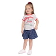 thumbnail image 2 of Strawberry Shortcake Toddler Girls Graphic Tee and Print Shorts Set, 2-Piece, Sizes 12M-5T, 2 of 8