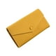 thumbnail image 3 of Cartera de mujer moderna con ranuras para tarjetas, monedero, organizador de tarjetas, bolso de mano de PU Amarillo, 3 of 9