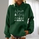 thumbnail image 1 of Pntutb Mujer Moda Impresión Manga Larga Bolsillo Pullover Camisa Blusa Sudaderas Con Capucha Pntutb Pntutb-2176, 1 of 5