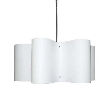 

Radionic Hi Tech PEN-ZUL-203-PC-WH-RHT Zulu 3 Light 20 in. Pendant- White