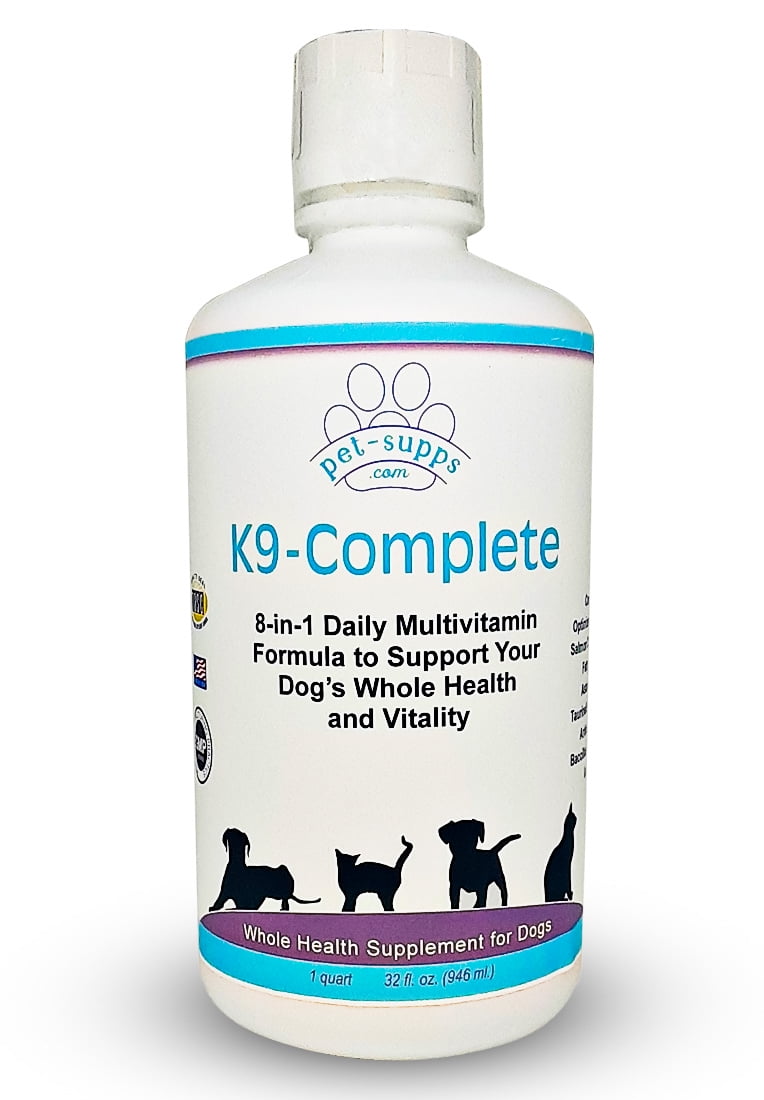 PetSupps Whole Health Liquid Multivitamin for Dogs Probiotic and