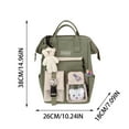 thumbnail image 4 of Cadorn Oxford Backpack Stylish Cute Durable Backpacks for Students with Spacious Capacity for Outdoor Travel School Commute Hiking and Daily Use, 4 of 9