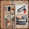 thumbnail image 6 of LYM-Phone Case For BLU View4, Ring Fashion Back Cover Phone Holder Kickstand Lanyard Silicone Anti-dust Durable Dirt-resistant Wrist Strap Chinese style Anti-knock Elderly lady For Mom, 6 of 9
