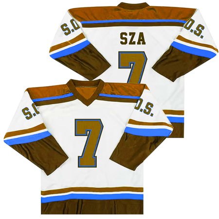 SZA Jersey SOS Tour 7 Logo Merch Cosplay Women Men Fashion Casual Long Sleeve Sweatshirts Streetwear