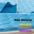 thumbnail image 4 of 3 PCS Summer Cooling Mat for Rabbit, Washable Guinea Pig Bed, Breathable Ice Silk Self-Cooling Blanket Bed Mat for Rabbits Guinea Pigs Chinchillas Ferret Small Animal, 4 of 7