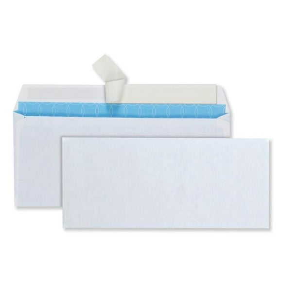 Quality QUA90019 10 lbs Enveloppes d'Affaires Fermeture Auto-Adhésif - Blanc