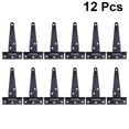 thumbnail image 4 of 12Pcs 4Inches T Shaped Rustproof Iron Light Duty Shed Hinge Gate Strap Hinge Door Gates Hinges (Black), 4 of 9