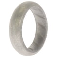 thumbnail image 1 of Anillo de boda BR sólido de silicona - Basic-Silver by ROQ para mujer - Anillo de 4 mm, 1 of 1