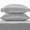 Grey, variant on Levtex Home - Sateen Sheet Set - White - Twin - Fitted sheet, Top Sheet, One Pillowcase - 100% Cotton, 400 Thread Count