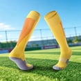 thumbnail image 2 of Kids Soccer Socks Stretchy Knee High Tube Colorful Football Athletic Team Socks for Boys Girls 7-12 Years, 2 of 4