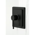 thumbnail image 3 of Kingston Brass KB6140DL Concord Single-Handle Pressure Balanced Tub and Shower Faucet, Matte Black, 3 of 7