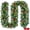 Garland A-4, variant on Yexmas 9ft Large Christmas Garland, Multi-Purpose Xmas Wreath with 45 LED Lights, Decorated with Pinecones, Berry Clusters, Battery Operated