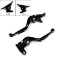 thumbnail image 1 of Adjustable Folding Extendable Clutch Levers For Aprilia SHIVER/GT DORSODURO Black, 1 of 2