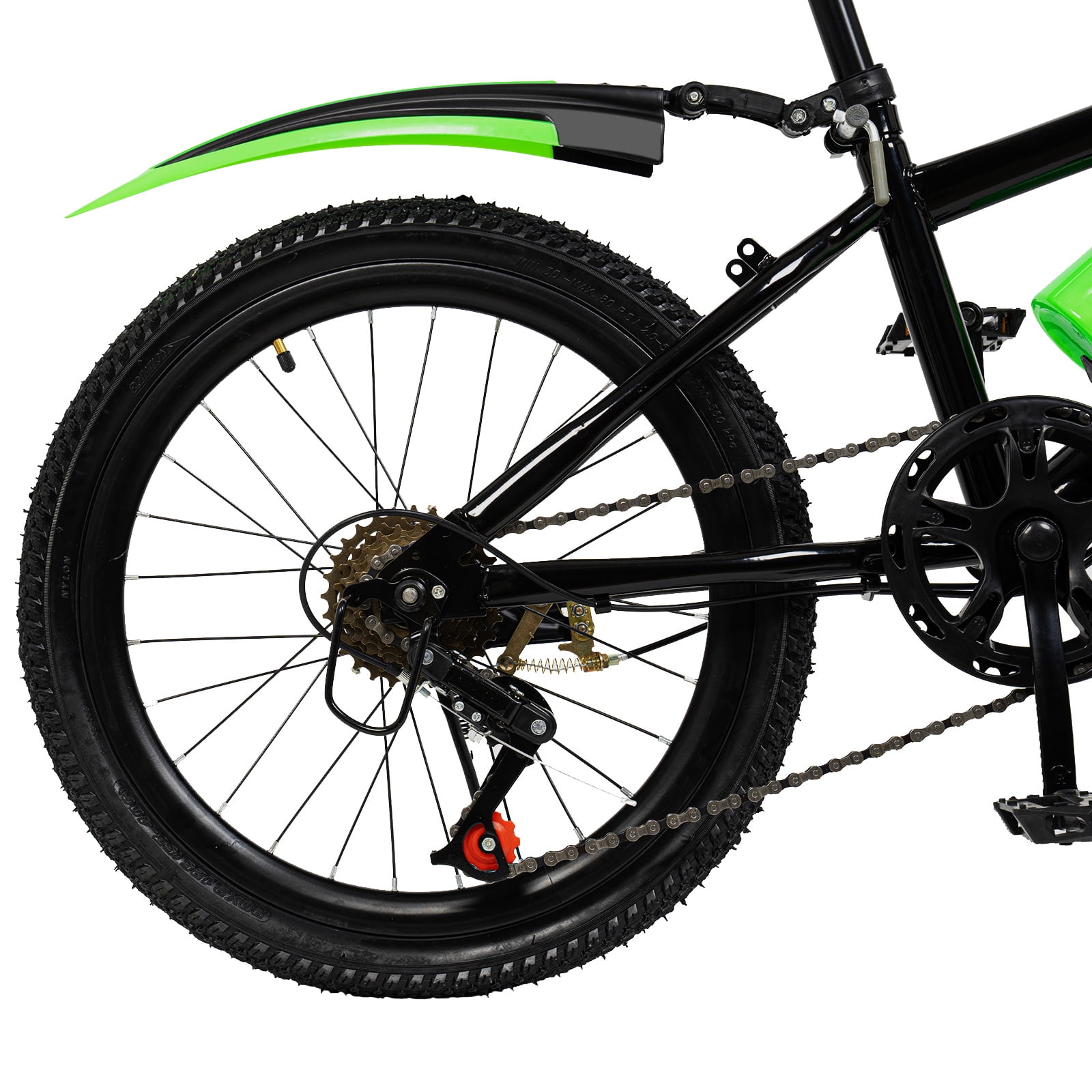 20" 7-Speed City Bike Mountain Bike w/Double Disc Brake