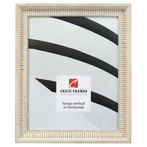 Craig Frames Luella, 20x30 inch Picture Frame, Ornate Off-White Wooden