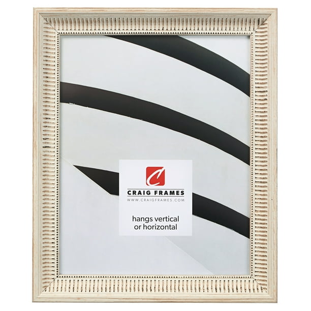 Craig Frames Luella, 20x20 inch Picture Frame, Ornate OffWhite Wooden