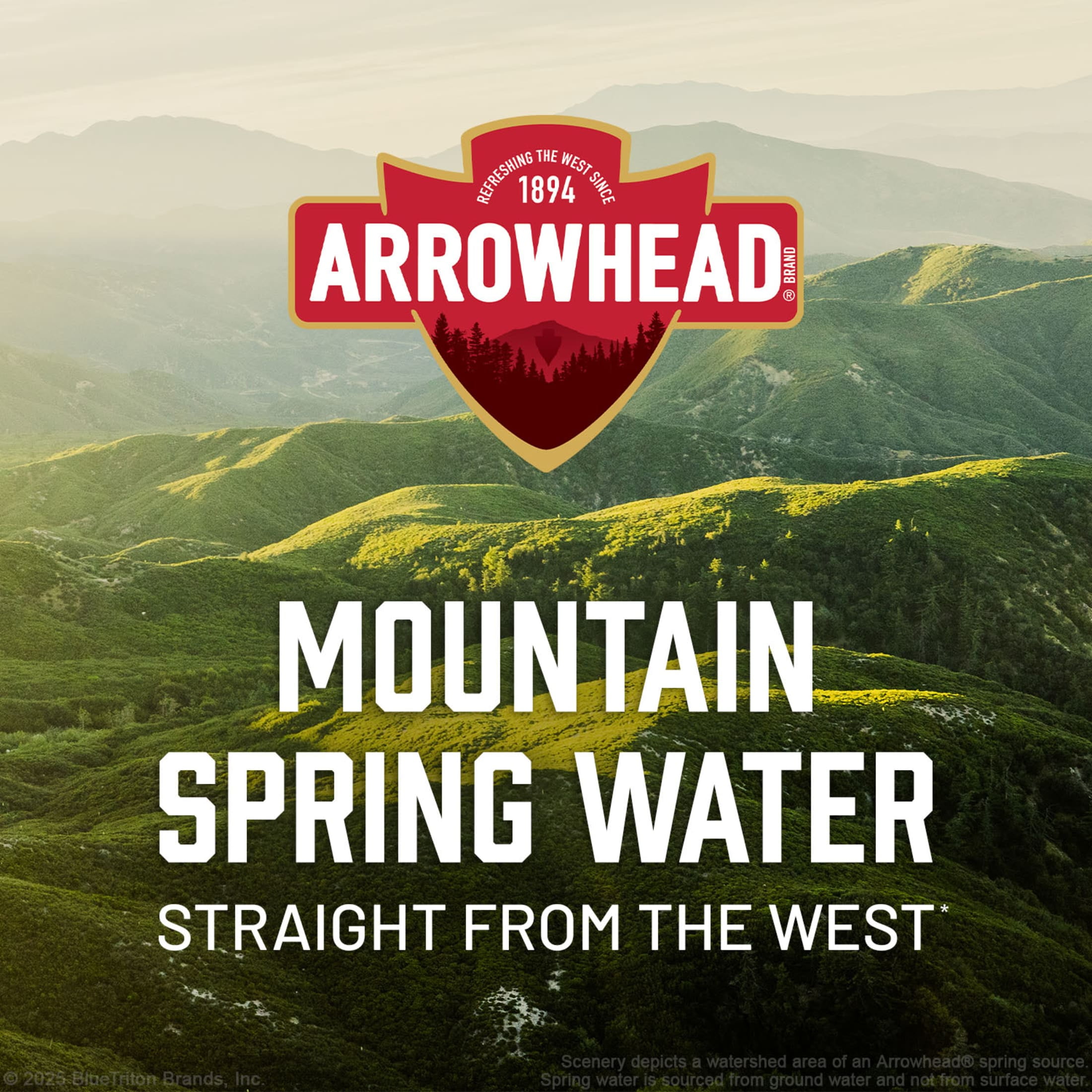 Arrowhead Brand  Mountain Spring Water, 23.7-Ounce Plastic Sport Cap Bottles (Pack Of 24)