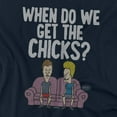 thumbnail image 2 of Beavis And Butthead T-Shirt Mtv When Do We Get The Chicks? Unisex Graphic Tee for Men & Women, 2 of 7