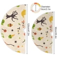 thumbnail image 3 of Coolnut Halloween Christmas Tree Skirt Halloween Tree Skirt, for Holiday Party Home Christmas Day Ornaments36", 3 of 6