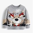 thumbnail image 3 of Suéteres feos de Navidad, ropa de otoño e invierno para niños y niñas, suéter con estampado de dibujos animados, jersey de punto cálido de manga larga, abrigo, 3 of 5