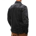 thumbnail image 5 of hgsbede Men's Button Solid Color Hole Vintage Denim Jacket Tops Blouse Coat, 5 of 5