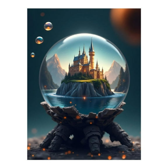Diamond Art Kit for Adults, Classic Castle Print No.69 Diamond Painting for Adults Beginners, 5D DIY Diamond Art Painting Kits, Colorful Diamond Painting Craft for Home Decor 12x16