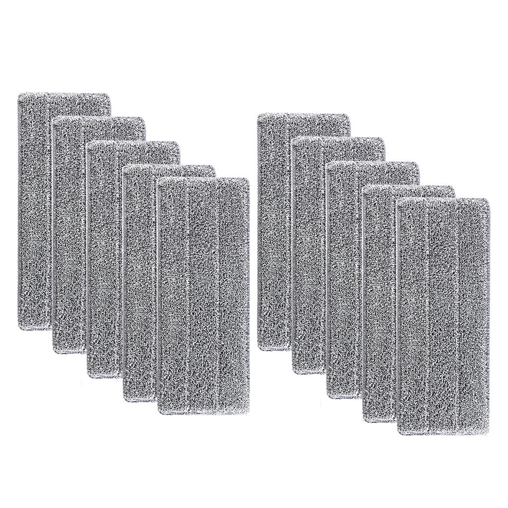 10x Microfiber Mop Cloth Flat Replacement Mop Towel Mop Head Spray Mop Pad Tools 
