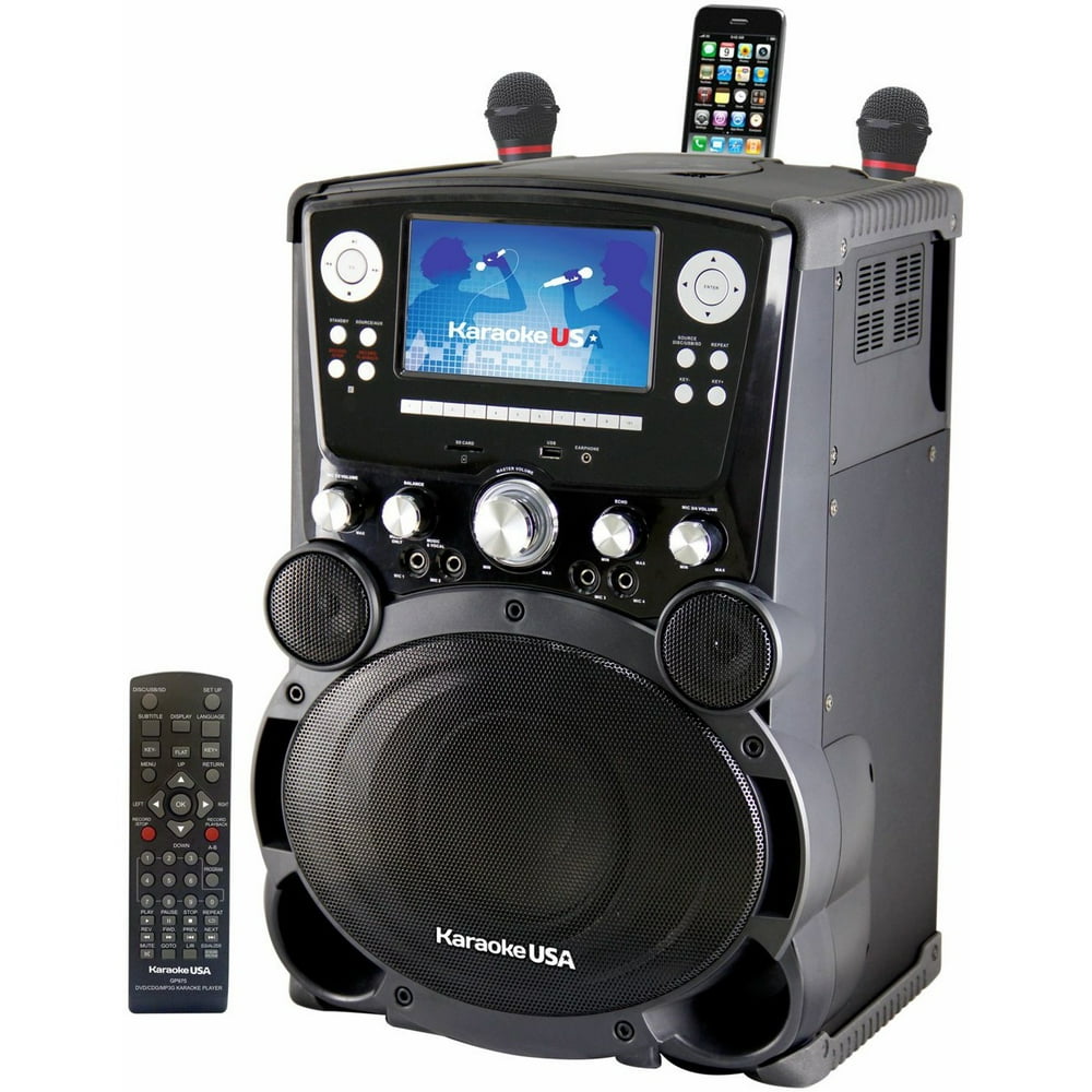 Karaoke USA GP975 Karaoke system 80 Watt (total)