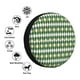 thumbnail image 4 of Balery Light Green Squares Cubiertas para Neumáticos - Protector Resistente para Neumáticos de Camioneta, SUV, Remolque, Camper y RV-14 inch, 4 of 6