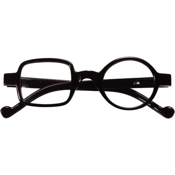 Agstum One Square One Round Irregular Reading Glasses Retro Readers with Spring Hinge