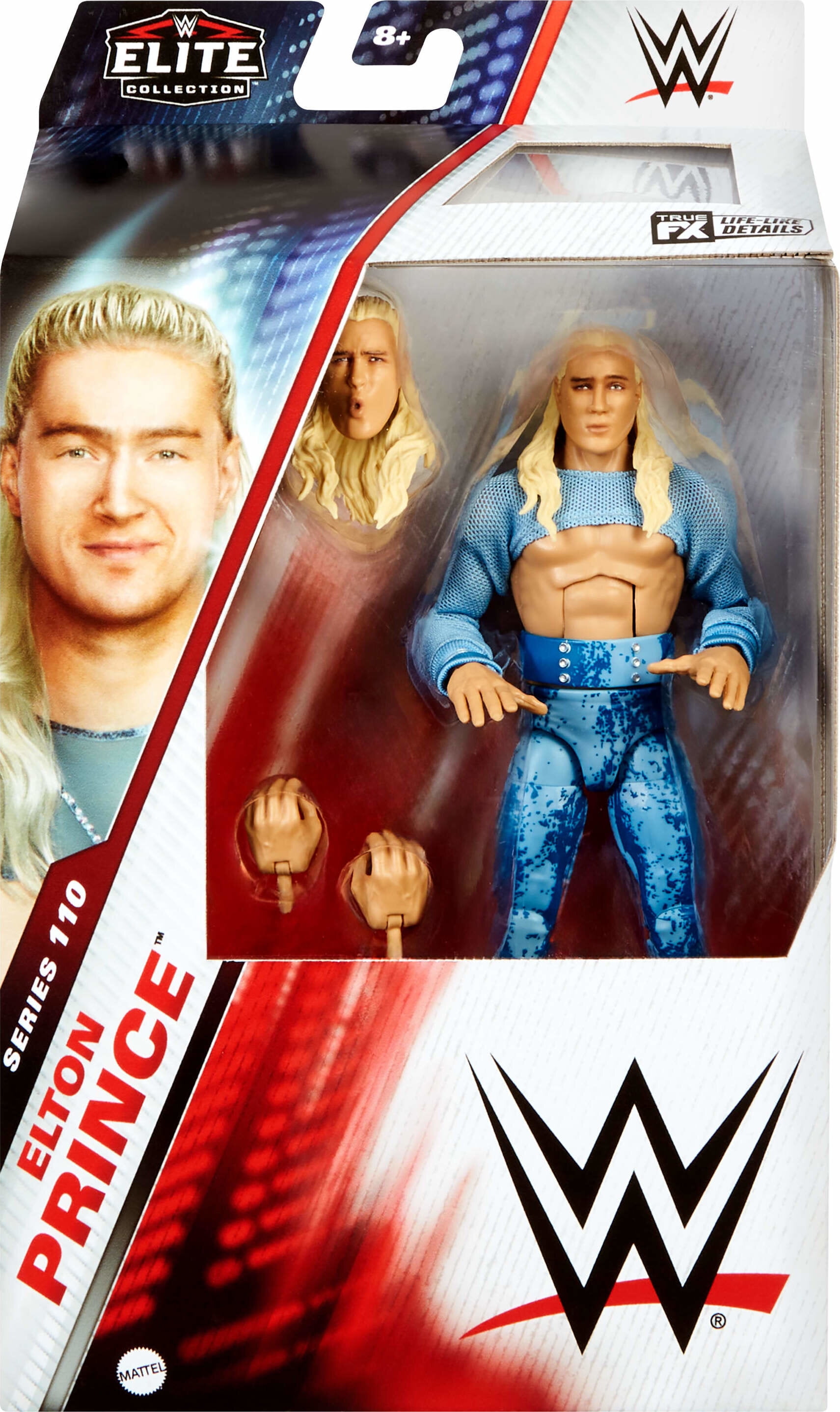 WWE Elite Elton Prince Action Figure, 6-inch Collectible Superstar with Articulation & Accessories